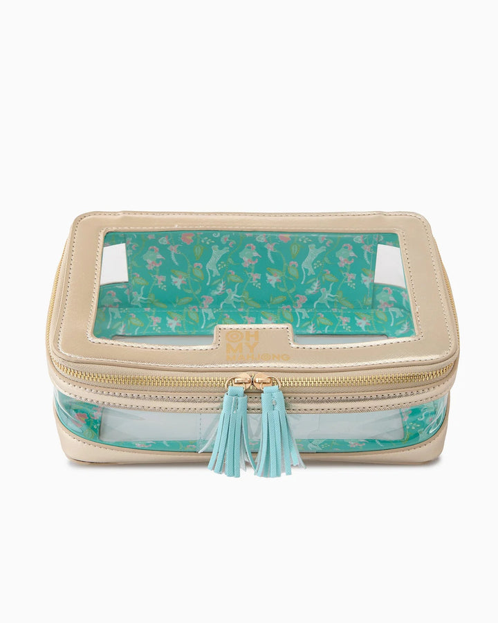 Oh My MahjongMetallic Tile Storage Bag - Polish Boutique