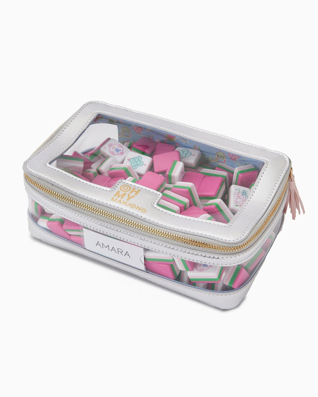 Oh My MahjongMetallic Tile Storage Bag - Polish Boutique