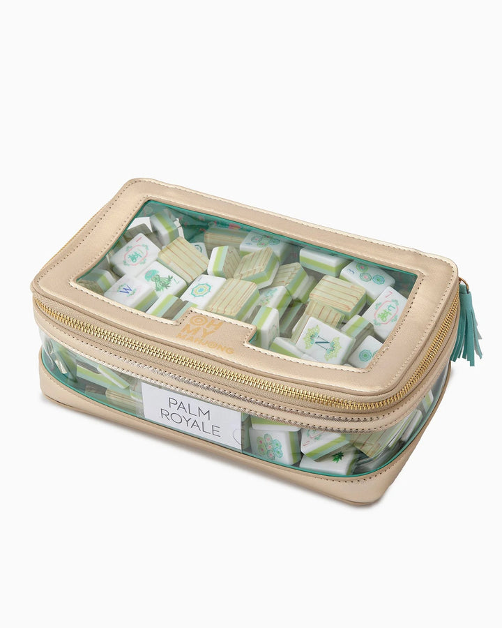 Oh My MahjongMetallic Tile Storage Bag - Polish Boutique
