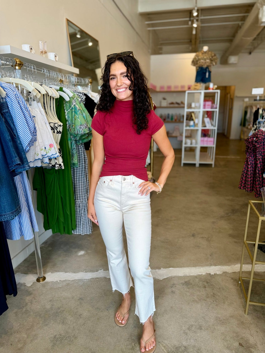 OlivaceousAnora Top - Polish Boutique