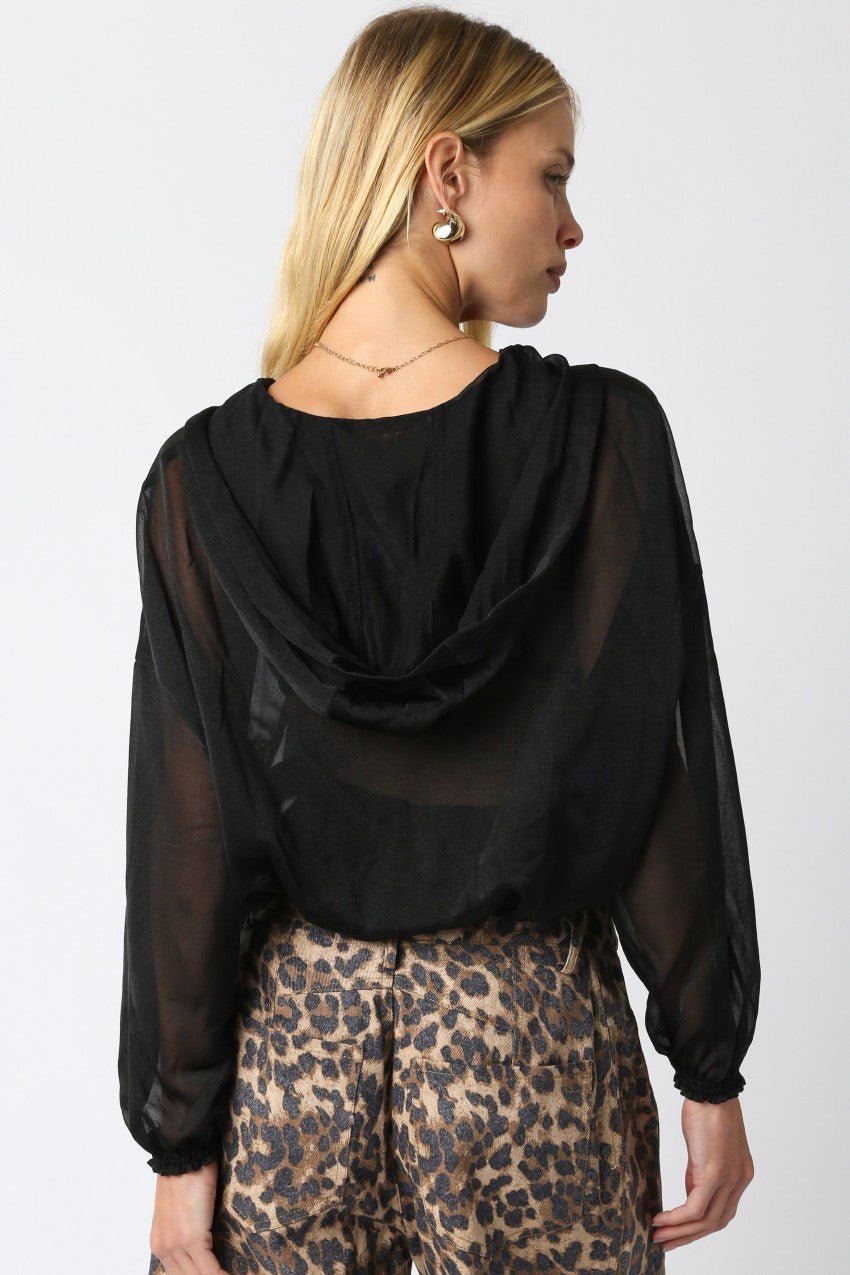OlivaceousCali Mesh Jacket - Polish Boutique
