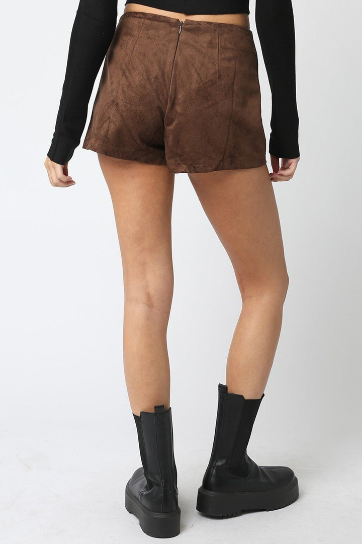 OlivaceousGloria Shorts - Polish Boutique