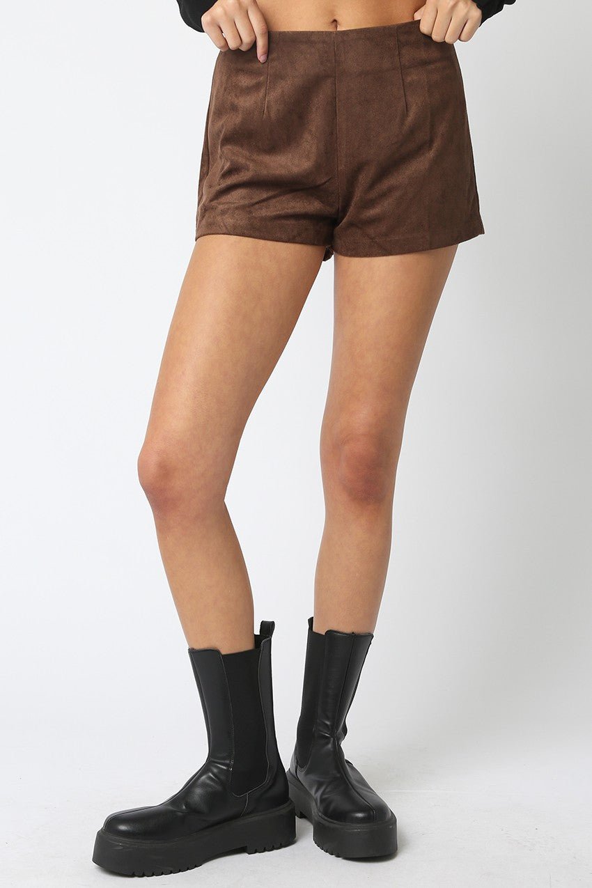 OlivaceousGloria Shorts - Polish Boutique