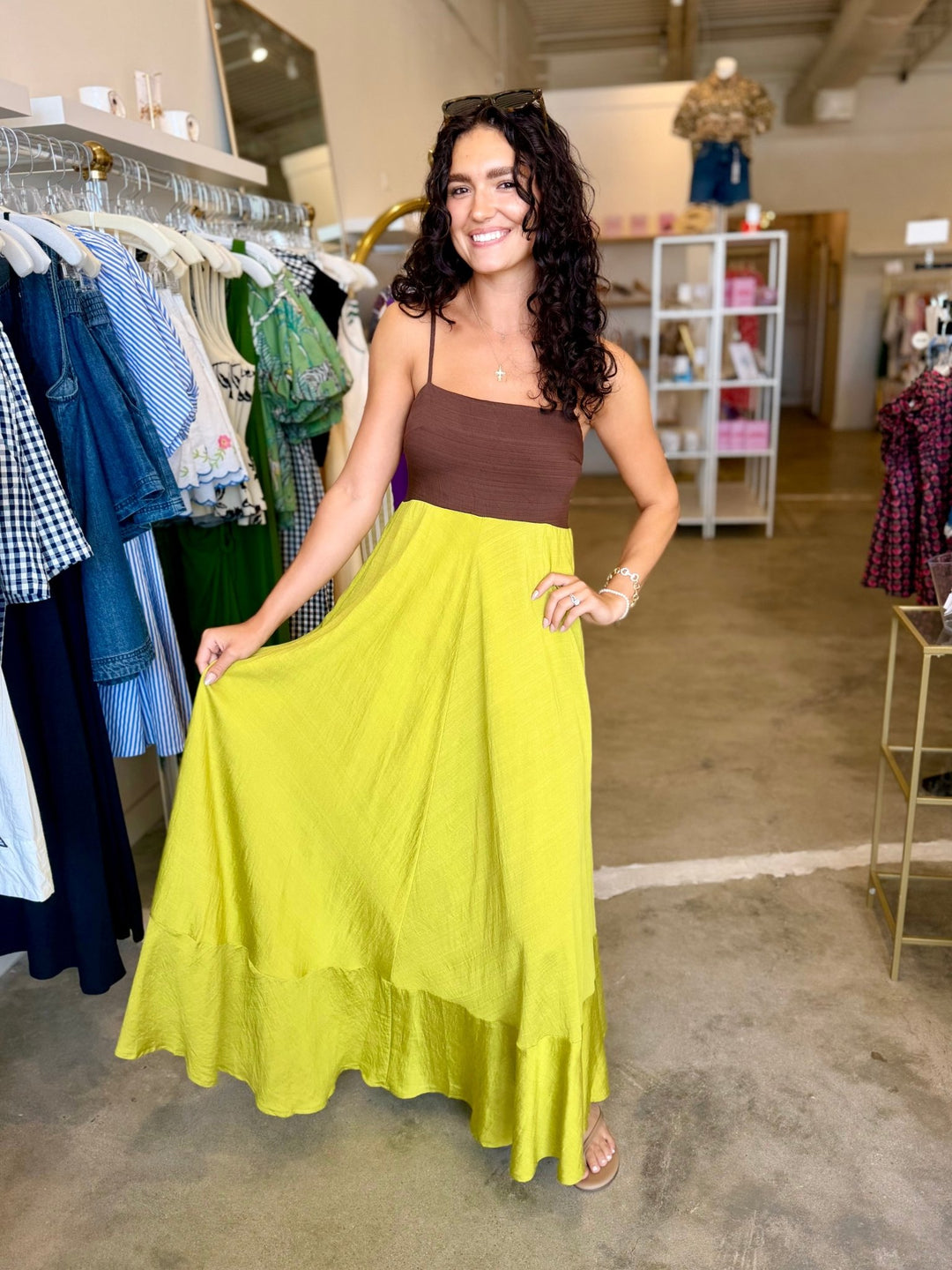 OlivaceousHailey Maxi Dress - Polish Boutique