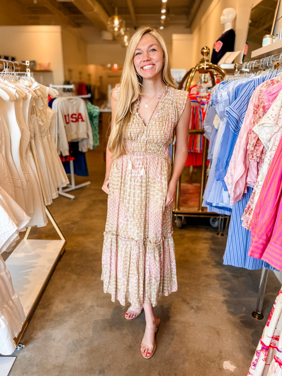 OlivaceousLani Maxi Dress - Polish Boutique