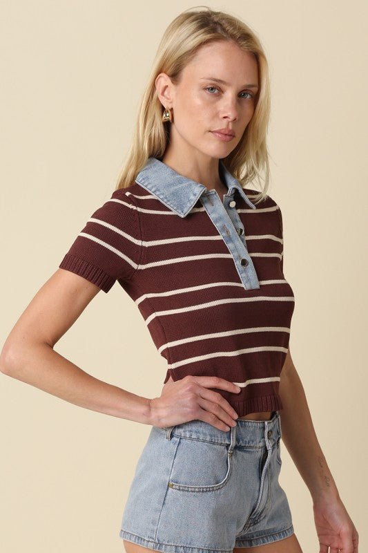 OlivaceousLena Top - Polish Boutique