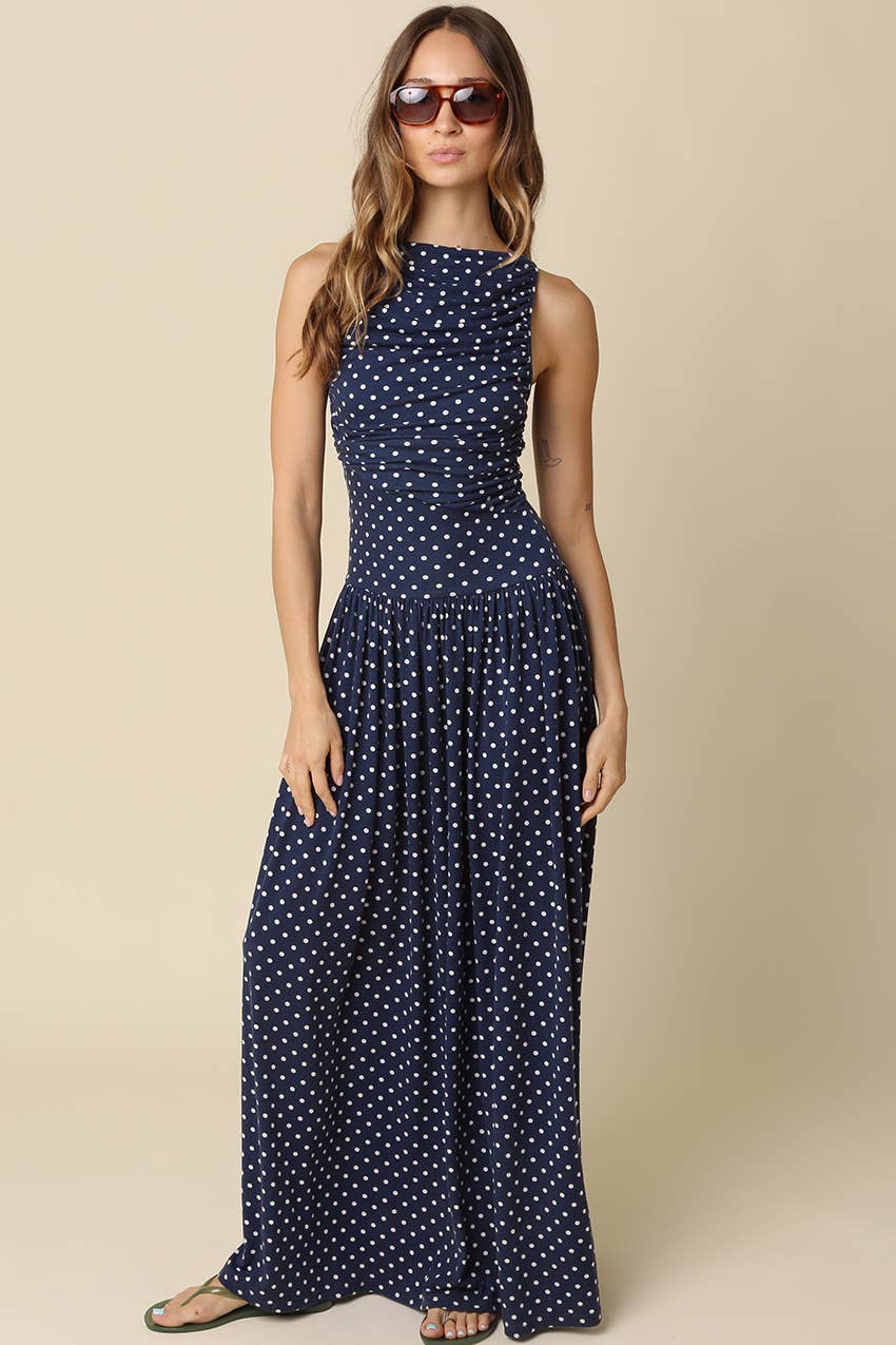OlivaceousLeni Polka Dot Dress - Polish Boutique