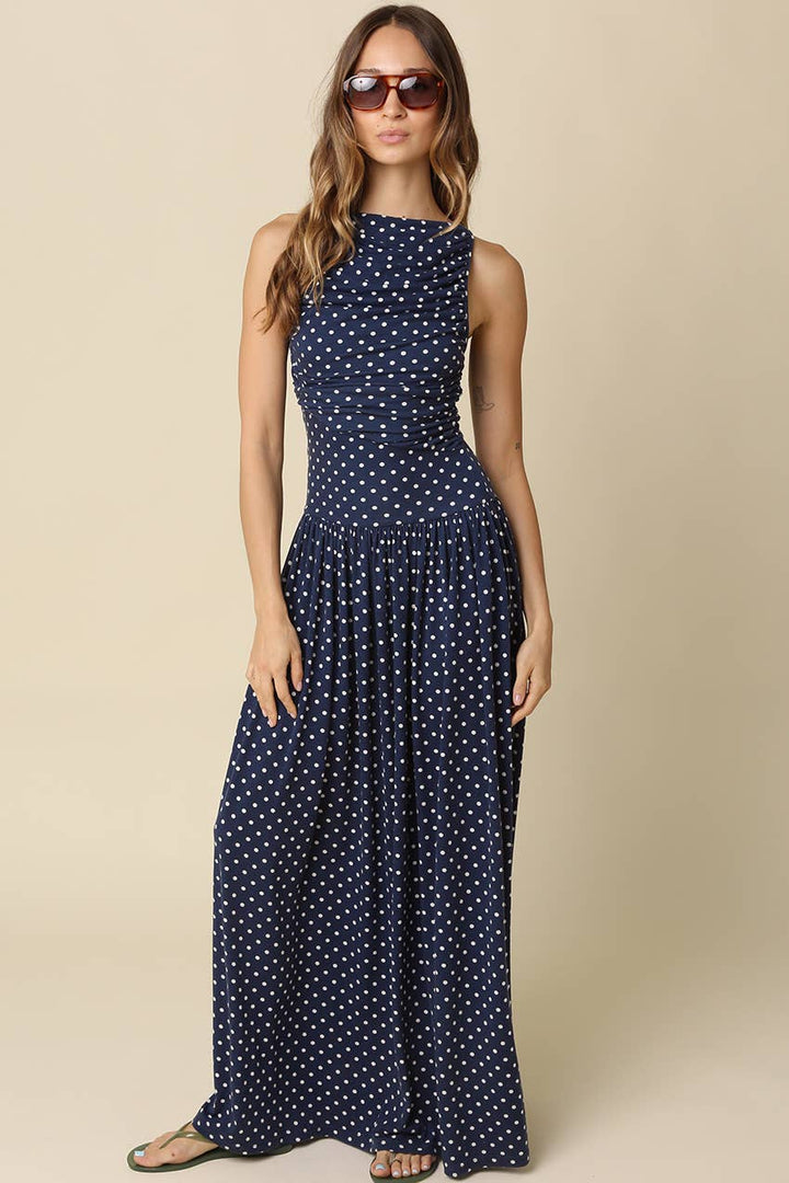 OlivaceousLeni Polka Dot Dress - Polish Boutique