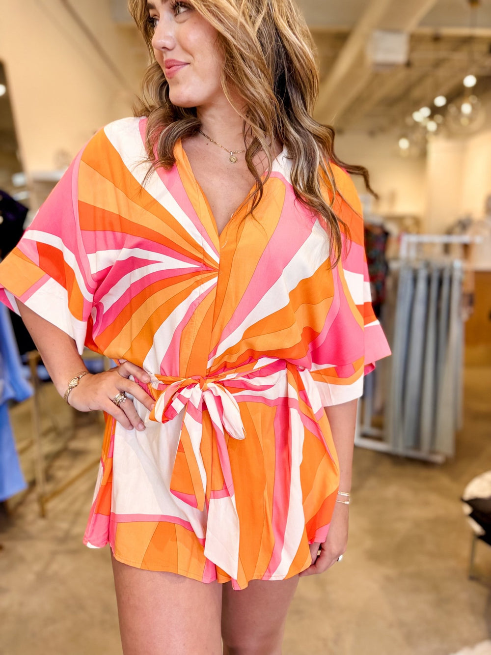OlivaceousViolet Romper - Polish Boutique