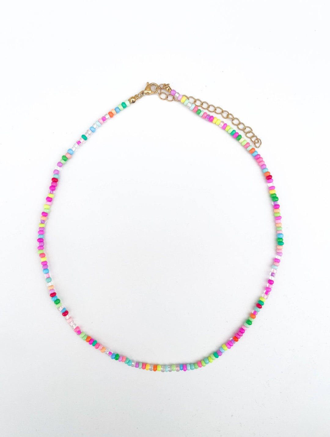 Pip & Co.Rainbow Sprinkles - Seed Bead Necklace - Polish Boutique