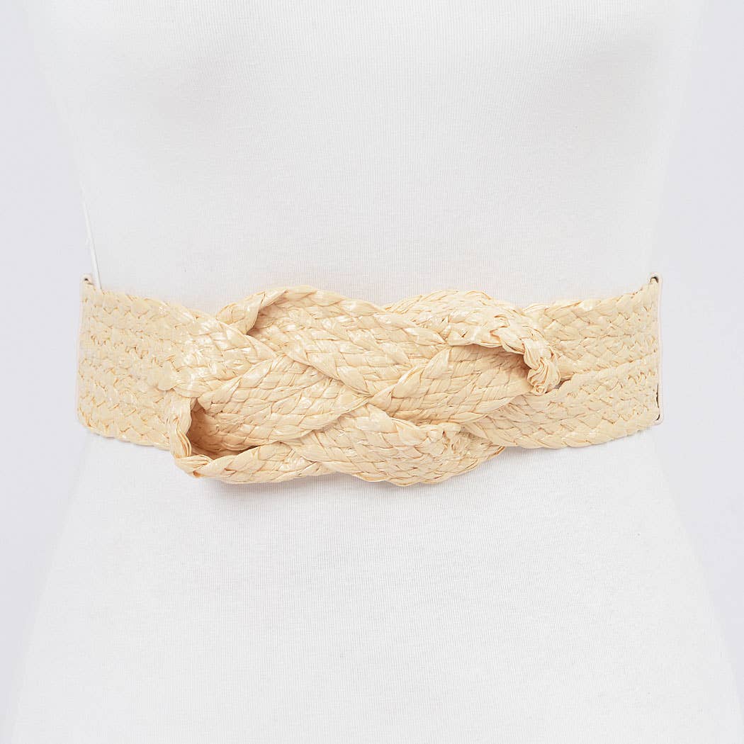 Polish BoutiqueBraided Straw Belt - Polish Boutique