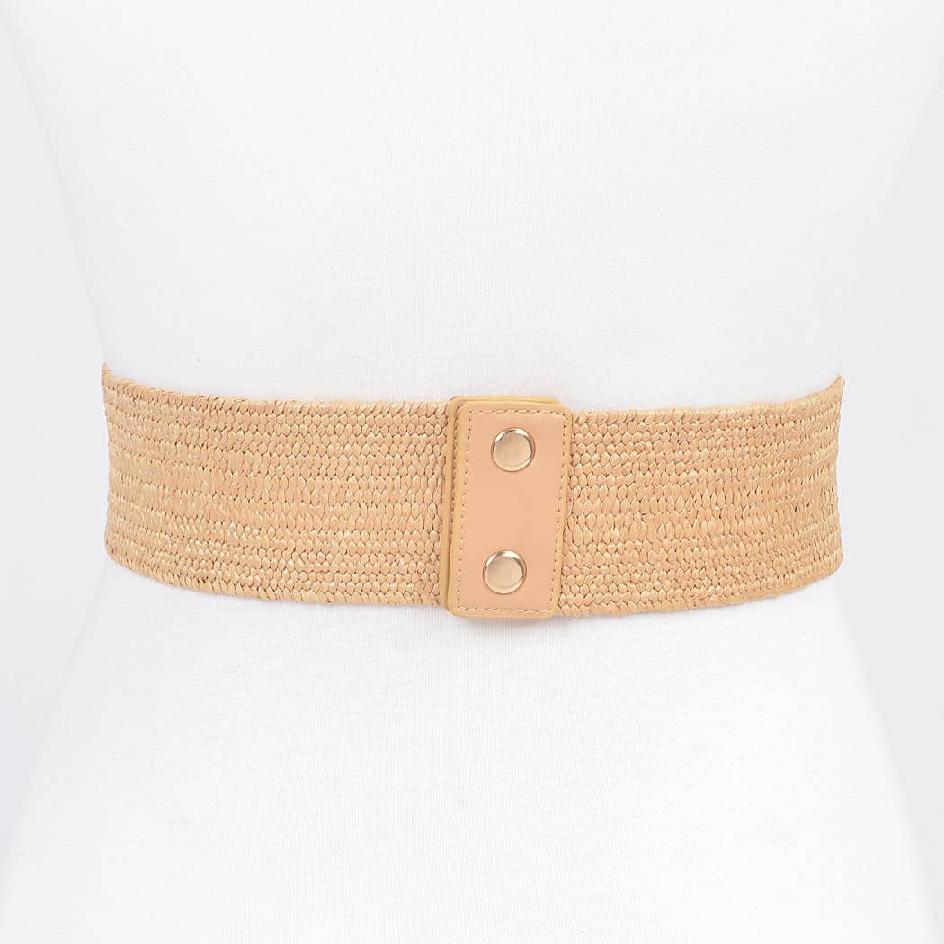 Polish BoutiqueBraided Straw Belt - Polish Boutique