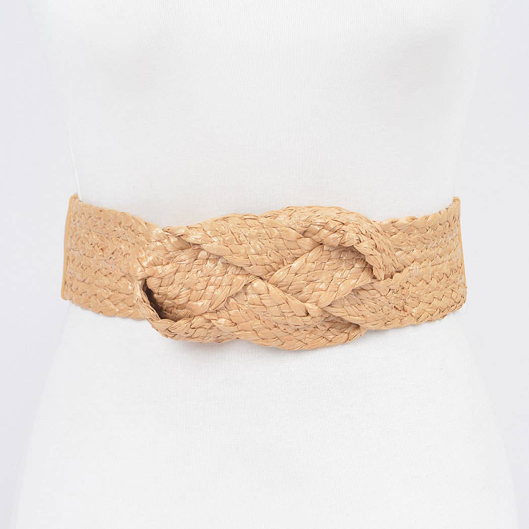 Polish BoutiqueBraided Straw Belt - Polish Boutique