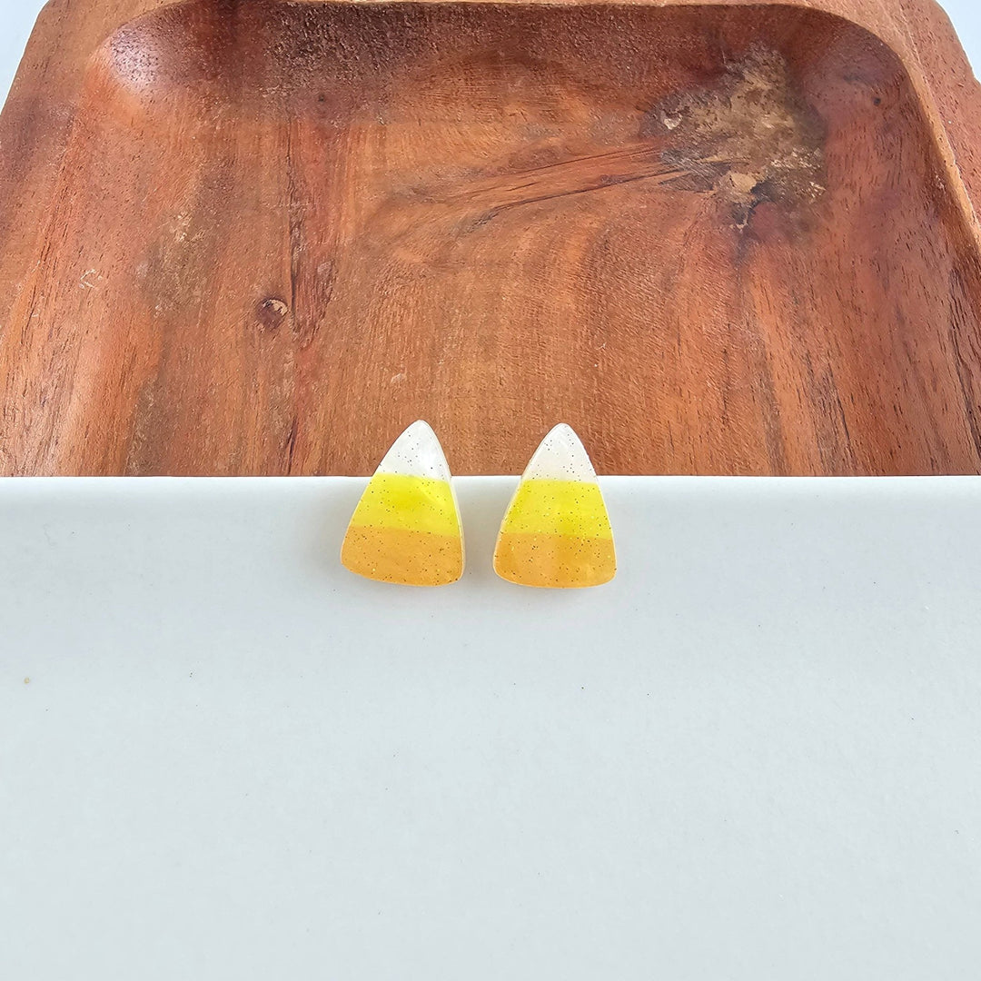 Polish BoutiqueCandy Corn Studs - Polish Boutique