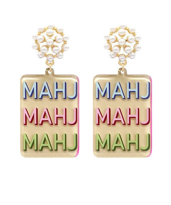 Polish BoutiqueMahjong Earrings - Polish Boutique