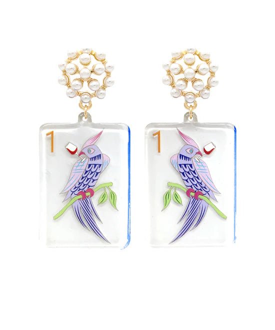 Polish BoutiqueMahjong Earrings - Polish Boutique