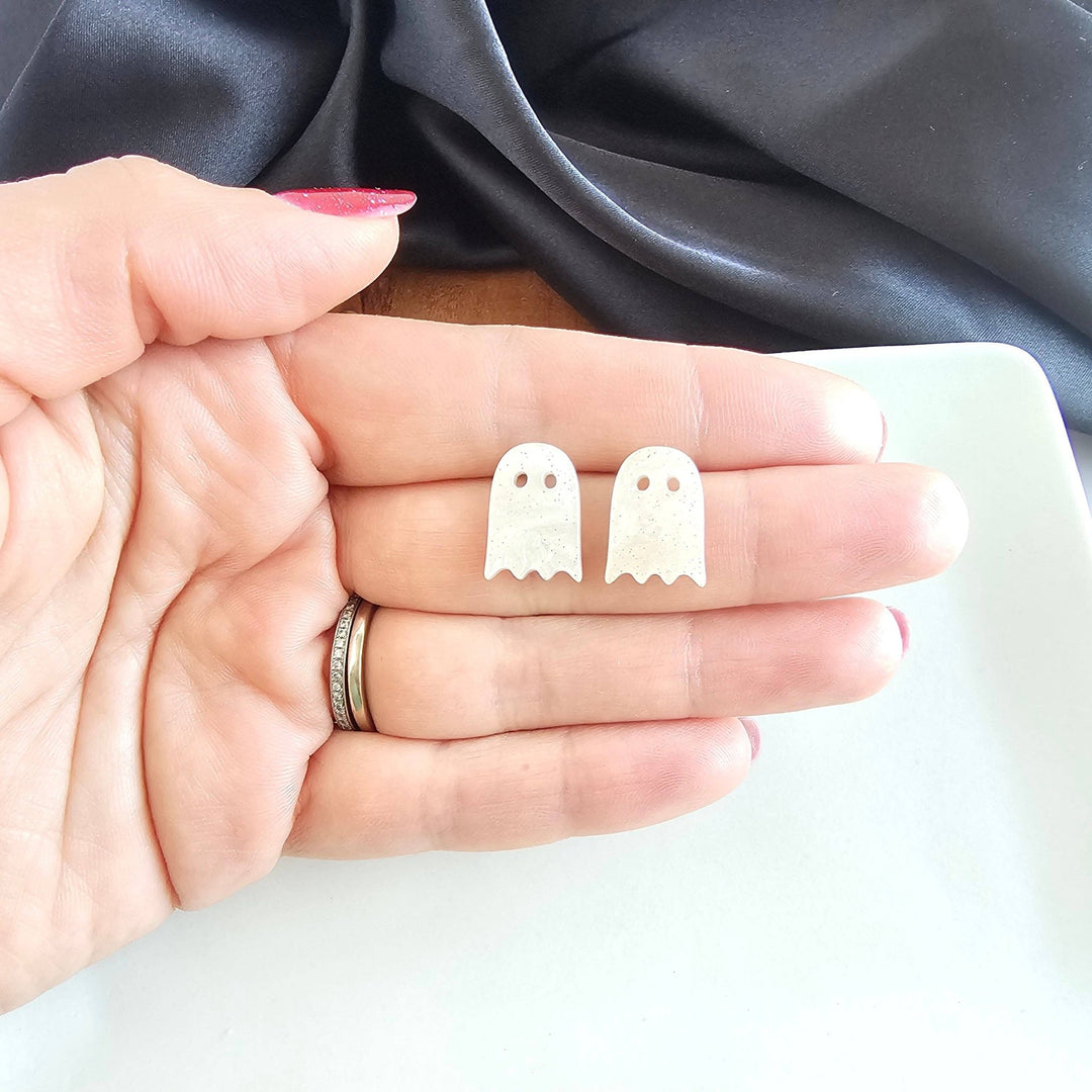Polish BoutiqueMini Ghost Studs - Polish Boutique