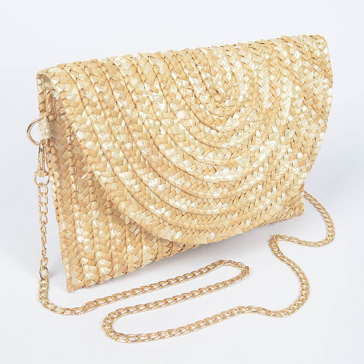 Polish BoutiqueWoven Clutch - Polish Boutique
