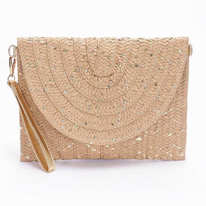 Polish BoutiqueWoven Clutch - Polish Boutique
