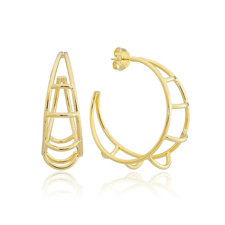 Sheila FajlWillow Hoops - Polish Boutique