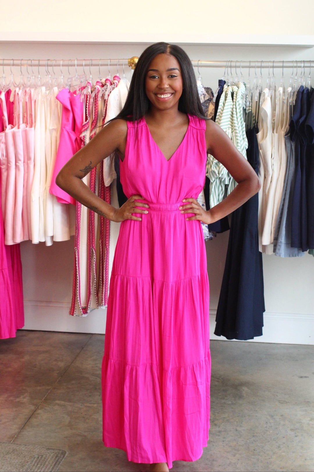 Skies Are BlueRosie Dress - Polish Boutique