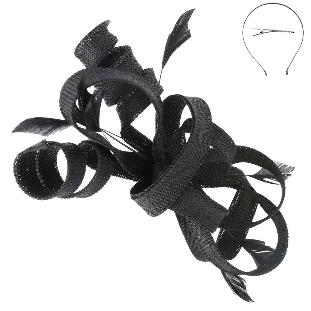 SP Sophia CollectionFlax Fabric Fascinator - Polish Boutique