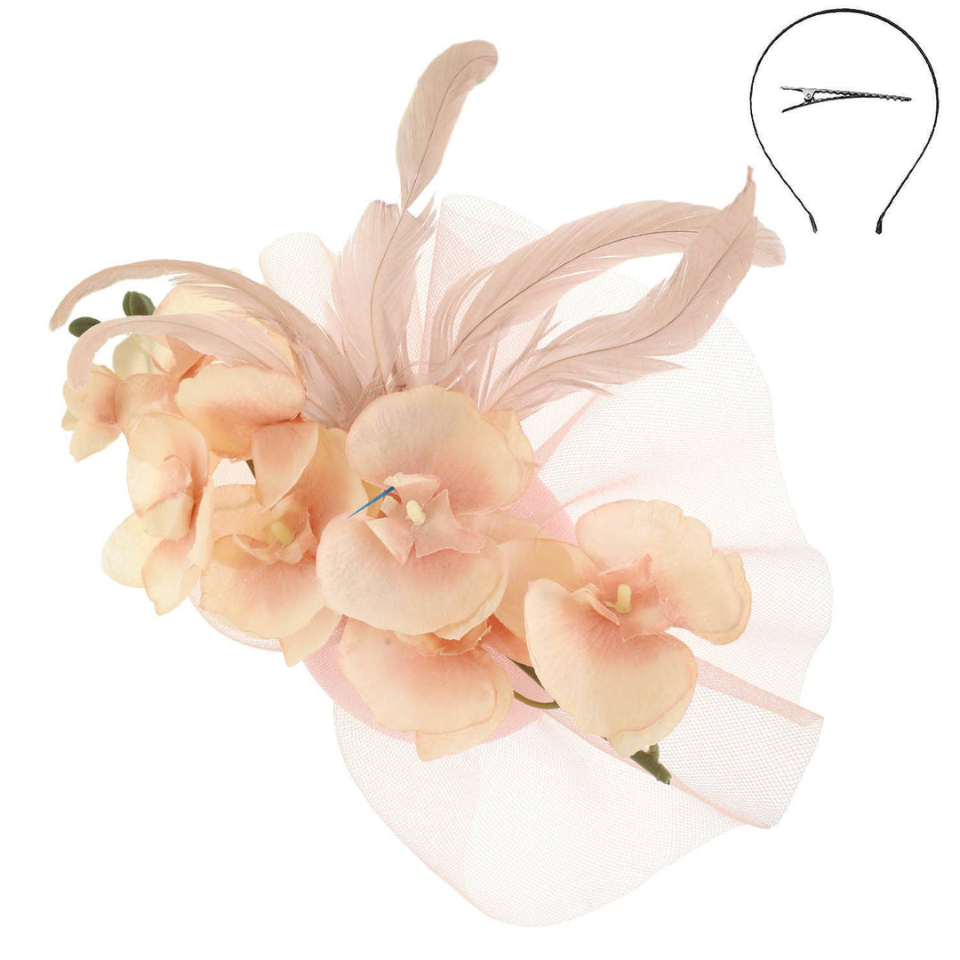 SP Sophia CollectionOrchid Fascinator - Polish Boutique