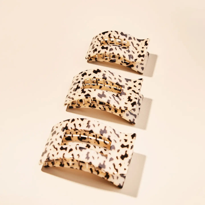 TELETIESFlat Rectangle Hair Clip - Polish Boutique