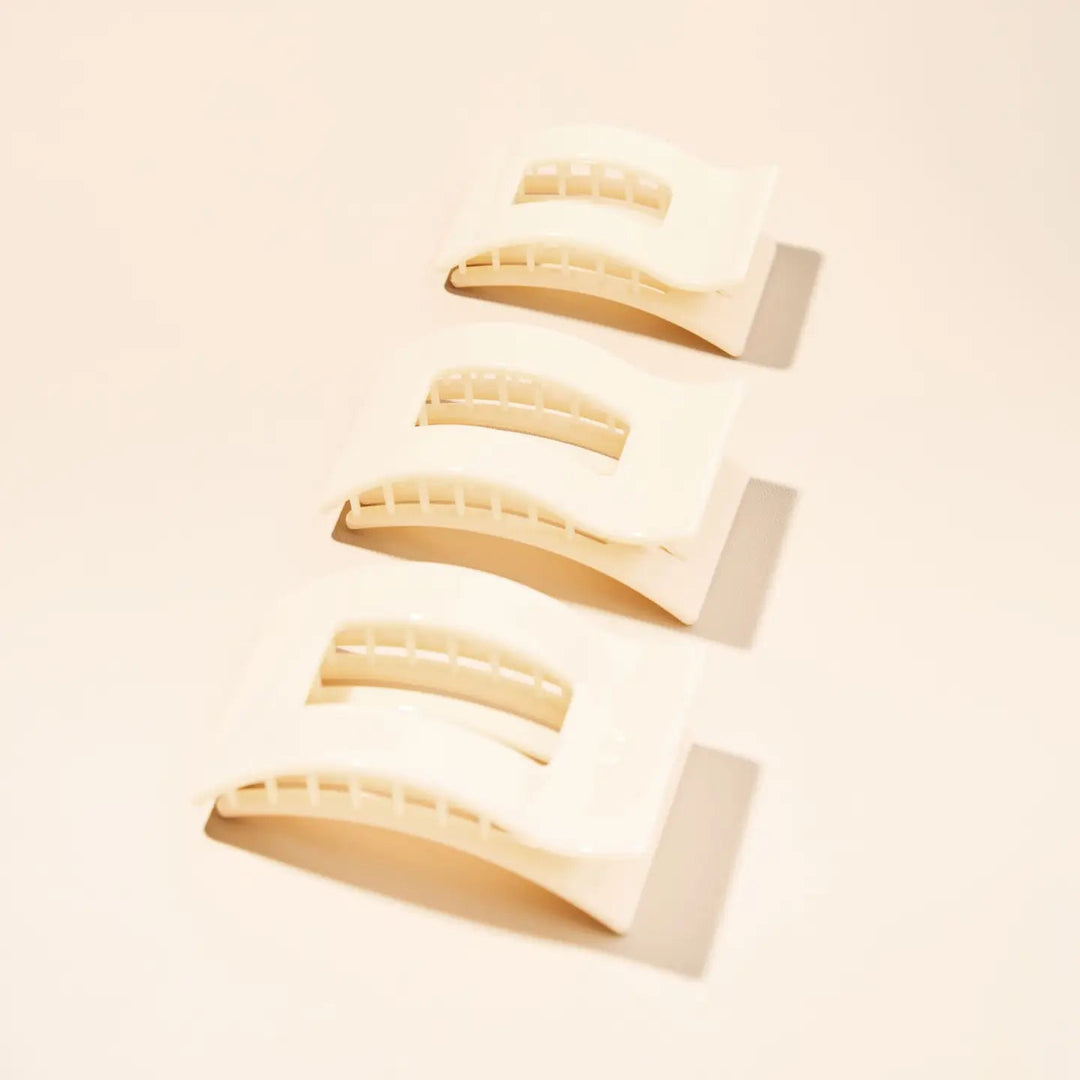 TELETIESFlat Rectangle Hair Clip - Polish Boutique