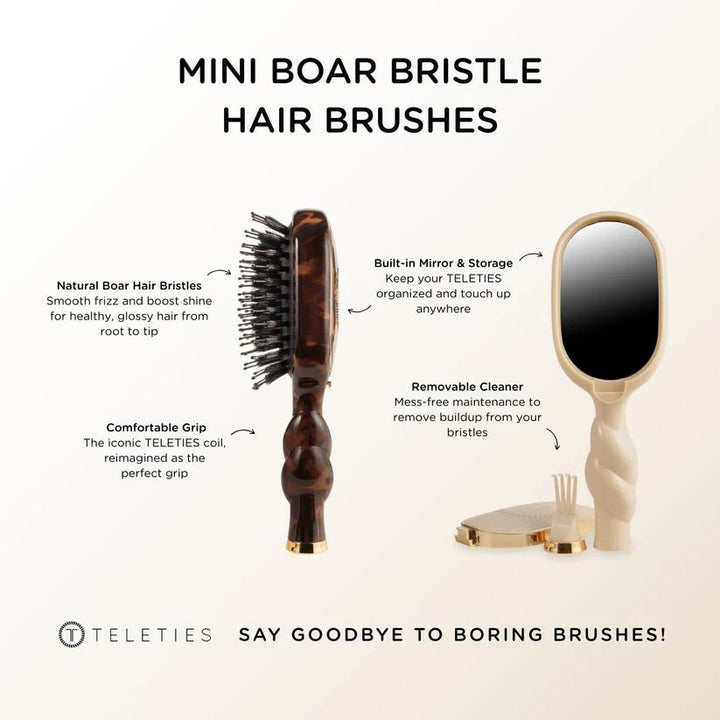TELETIESMini Boar Brush - Polish Boutique