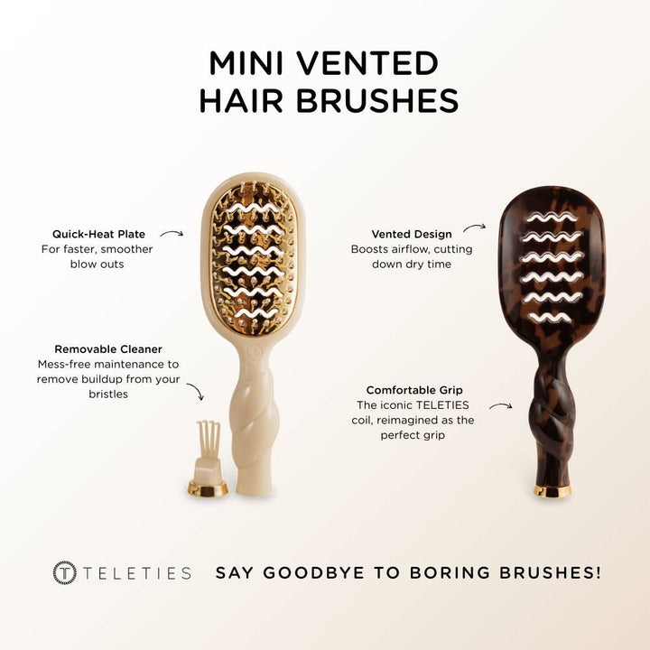 TELETIESMini Vented Brush - Polish Boutique