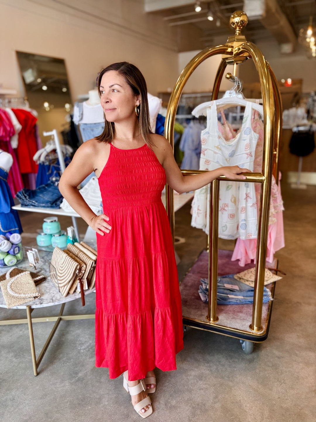 THMLShae Midi Dress - Polish Boutique