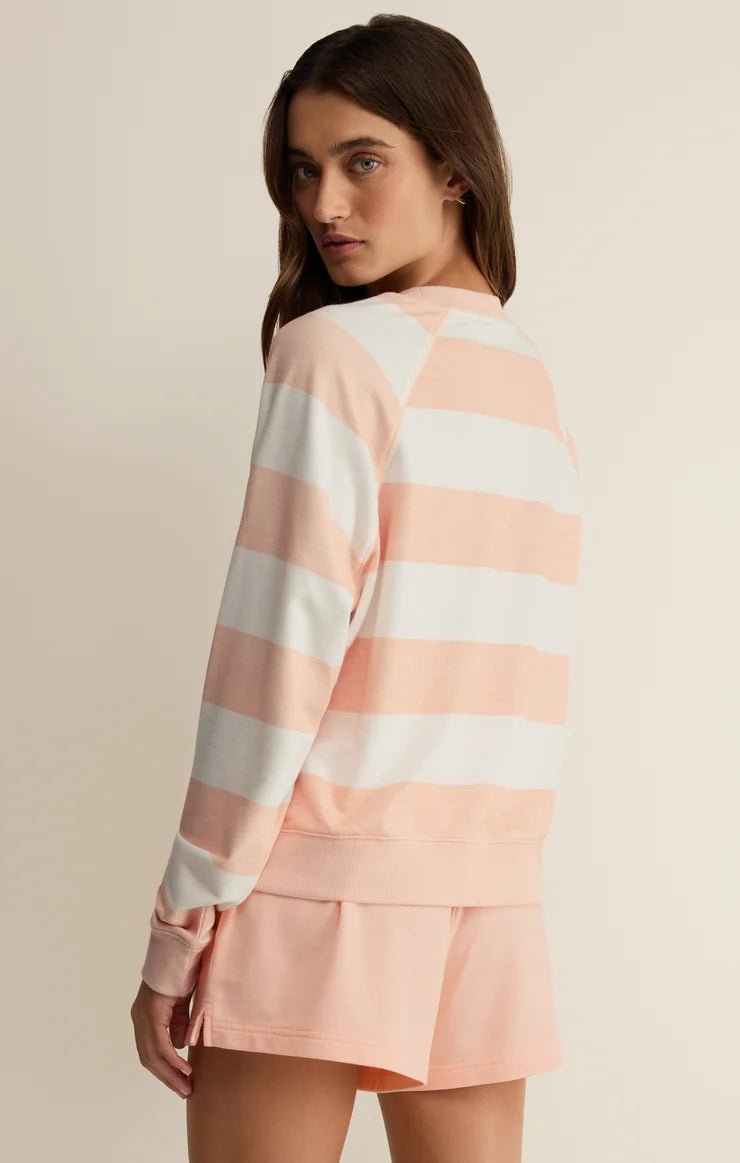 Z SupplySaldana Stripe Sweatshirt - Polish Boutique