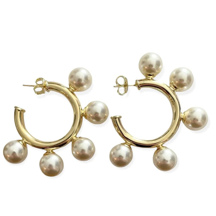 Sheila FajlGio Hoops - Polish Boutique